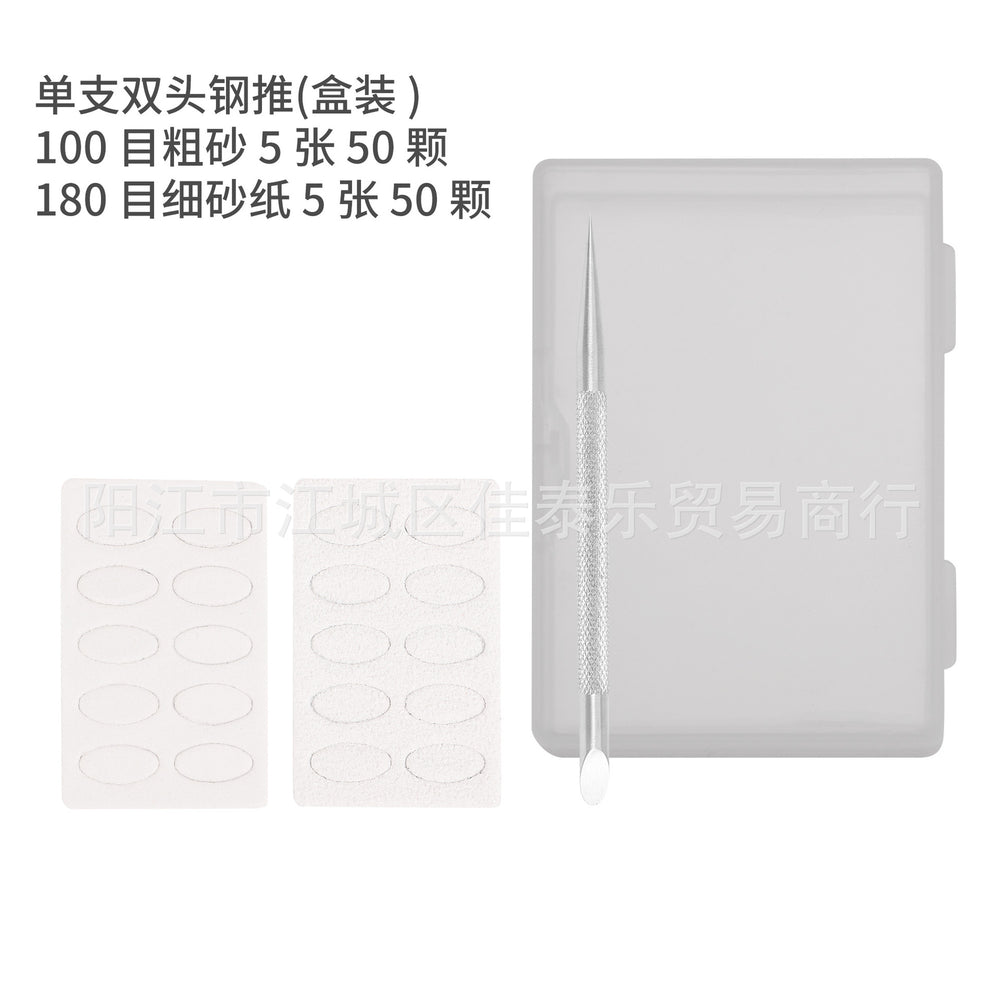 Manicure tools, orange wood sticks, nail removal sticks, beveled steel pushers, dead skin pushers, dot drills, dot flower pens, beech wood sticks, special nail removal tablets