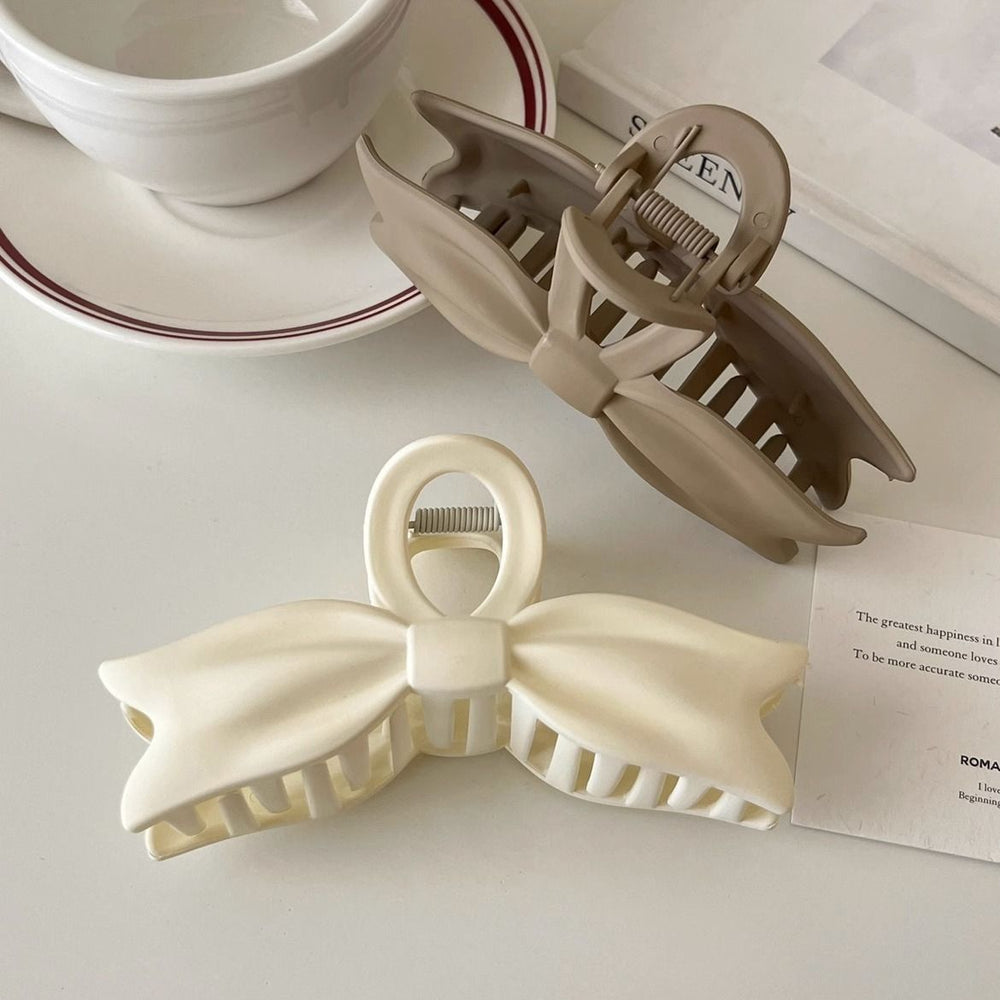 Shark clip ins high-value swallowtail bows gripper eleganteasiest for match frosted hair clip back of head shark clip