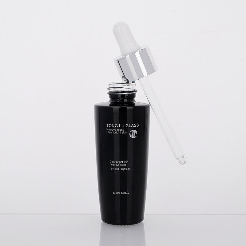 New cosmetic packaging glass bottle essence glass bottle 30ml plastic tip dropper glass bottle manufacturer wholesale