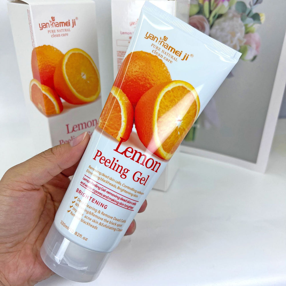 Wholesale exfoliating gel for face and body - gentle lemon peeling scrub for dead skin removal