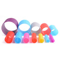 Amazon light tube hair curler multi-size suit hair styling tool plastic curling barrel hair curler wholesale in stock