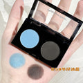 Phantom bear two-color eyeshadow - everyday light makeup, affordable student-friendly rose tea cement eyeshadow palette, high-end, pure & sultry style