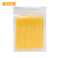 Cleaning swabs for eyelash extensions - quick removal, cleansing eye lashes, fine cotton lash makeup remover tool (specialized)