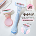 Jonbos silky smooth no-pain razor - women's shaver for legs, underarms, and intimate areas - anti-scratch hair removal device