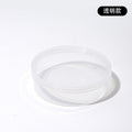 100 points powder puff box marshmallow air cushion puff storage box dust-proof portable large round transparent empty box