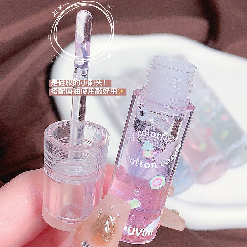 Kapavini marshmallow lip oil: hydrating, moisturizing, anti-chapping, mirror-shine, transparent glass lips