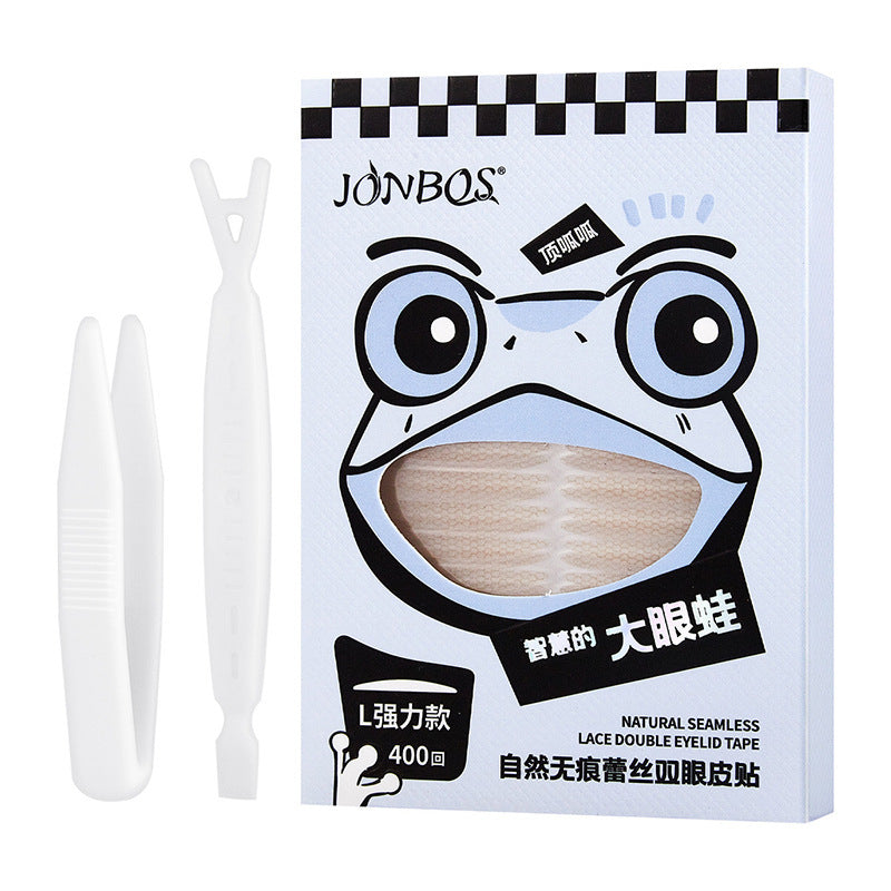 Jonbos lace eyelid tapes for women - invisible, natural, seamless, specifically designed for puffy eyes - 400 patches