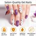 Zhengxiang factory customized gel nail art stickers waterproof fashion flash uv semi-baked semi-cured nail stickers gel nail