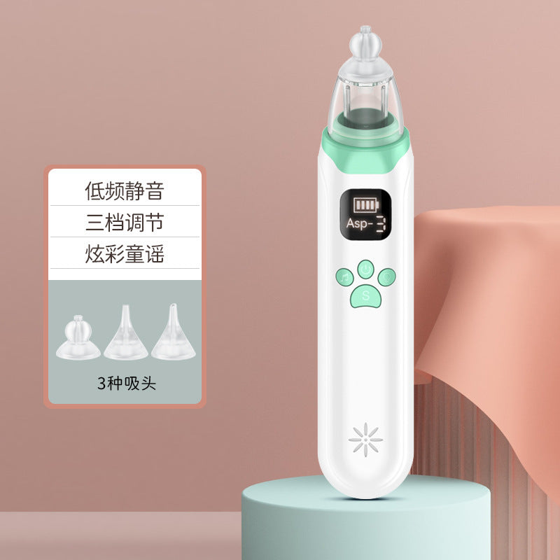 baby nasal aspirator, smart electric nasal aspirator, snot sucker, baby nasal congestion remover, nasal cleaner for kids and infants