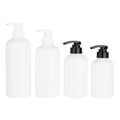 Pet plastic press-type travel bottles for toiletries - empty bottles for shampoo, body wash, and other liquids