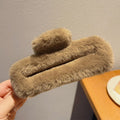Plush square dark brown-13cm