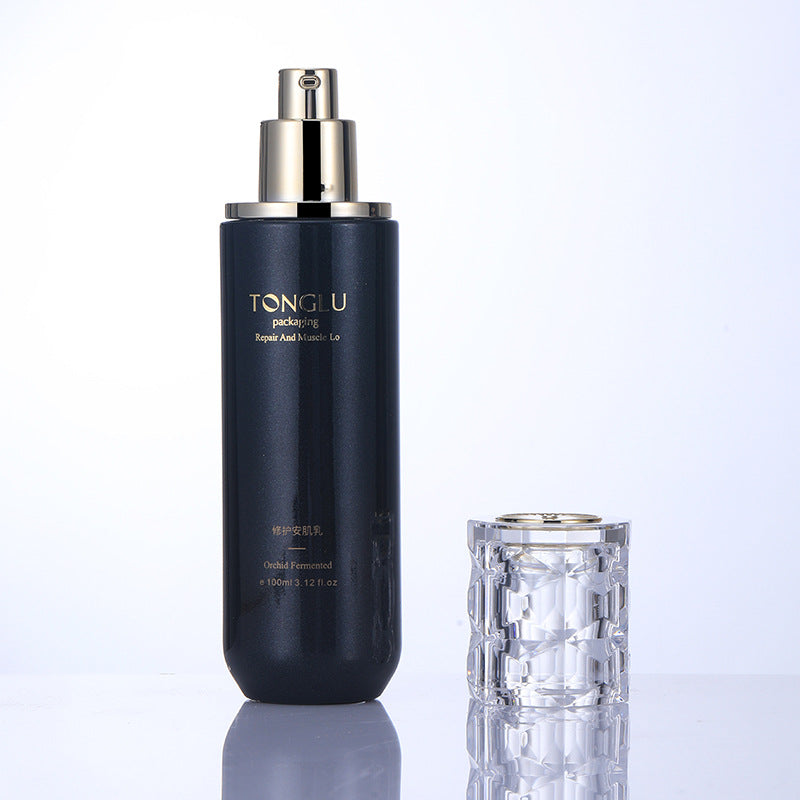 Manufacturer supplies glass bottle suit bottle 120ml pressed lotion bottle 40ml essential oil bottle 50g cream bottle