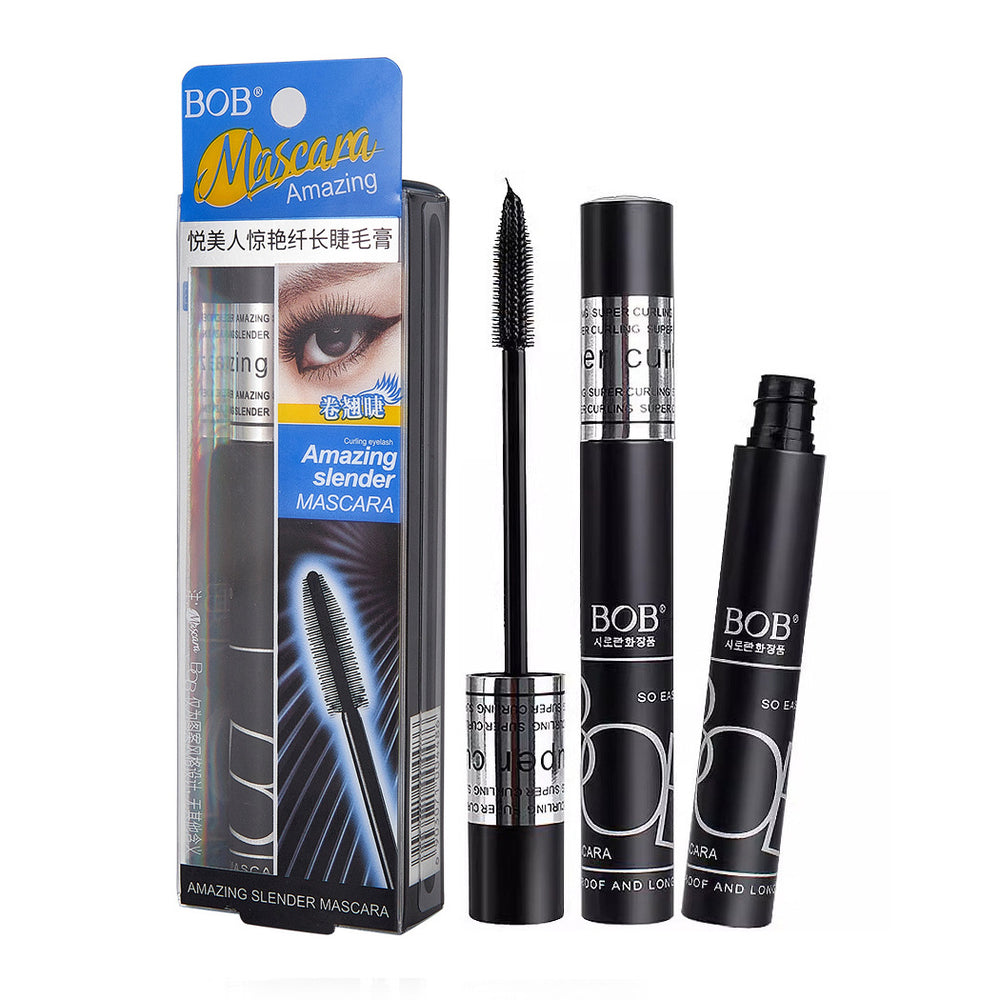 Makeup bob stunning long mascara thick curling long-lasting hair-styling clear waterproof sweatproof non-smudge