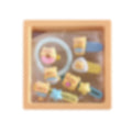 Cute custard bear series hair clip set - sweet & girly bang clips & high-elastic hair ties wholesale