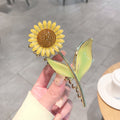 2024 new sunflower large claw clip - elegant & trendy hair clip, popular on tiktok, back of head shark clip