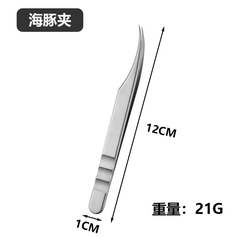 Ukrainian eyelash tweezers, chinoiserie eyelash tweezers, eyelash artist recommended high-precision tweezers, multi-picking flowering grafting clips