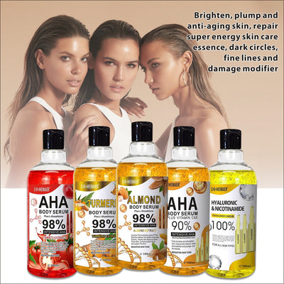 aha essence 100ml - damaged skin & niacinamide hydrating, moisturizing, brightening, and repairing serum - wholesale