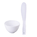 Silicone mask bowl set - two-piece beauty salon diy facial mask application tool - facial spa