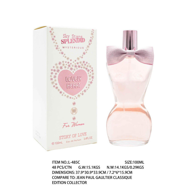 Bestselling fragrance alternative: amazon hot-selling women's perfume - cross-border, all-english "perfume" floral fragrance