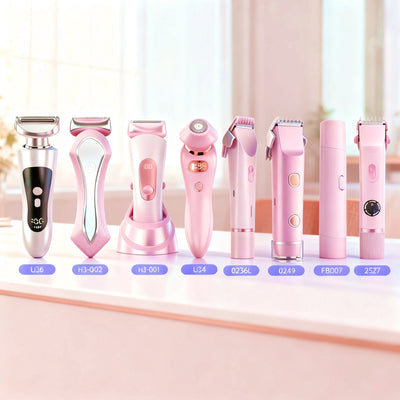 new women's electric double-headed epilator for intimate, underarm, and leg hair removal - body hair shaver