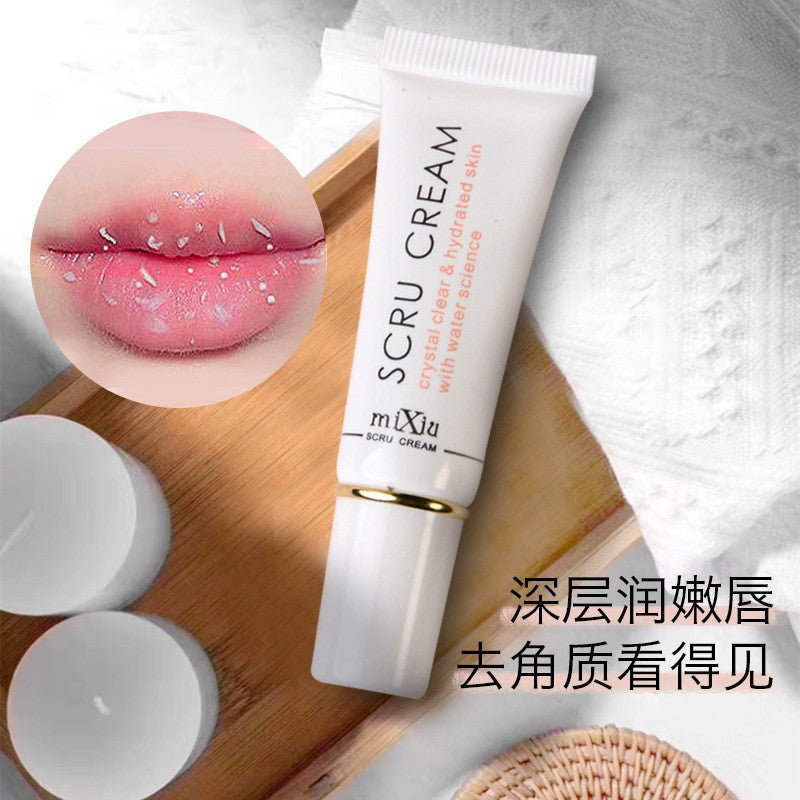 Mixiu propolis lip exfoliating gel - lip moisturizing, reduces lip lines, removes dead skin, scrub, transparent gel