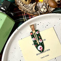 European and american cross-border christmas hairpins, bangs, side hairpins, broken hair duckbill clips, seamless edge clips, hair accessories wholesale