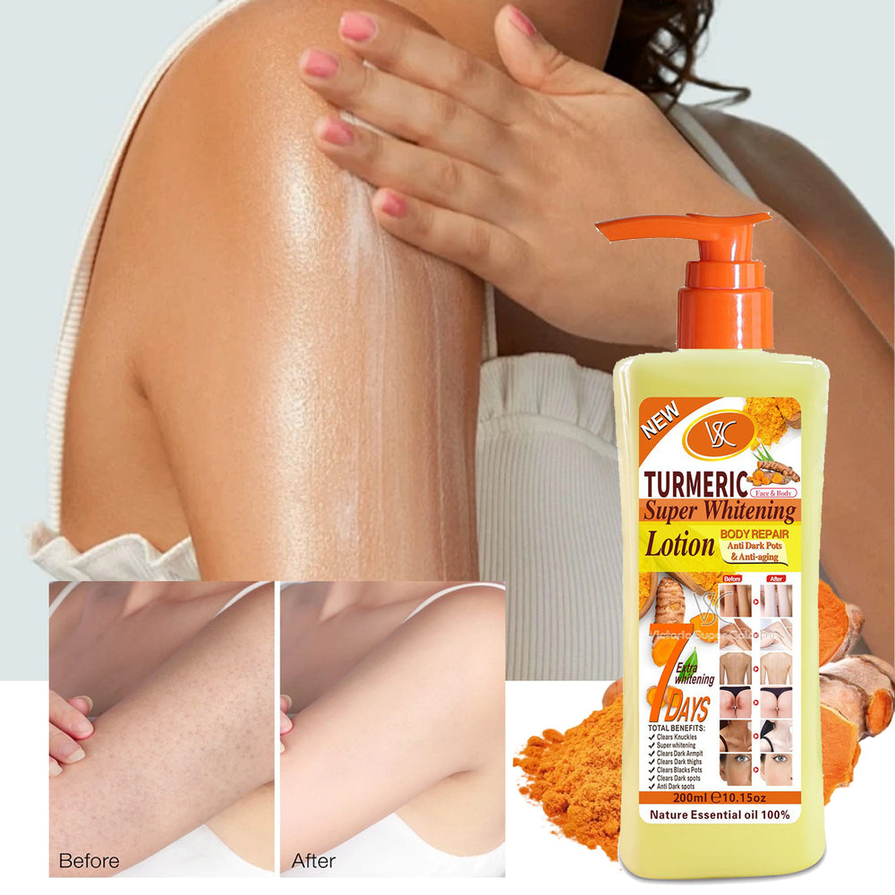 nourishing and repairing turmeric body lotion refreshing and brightening almond moisturizing lotion papaya shower cream 200ml