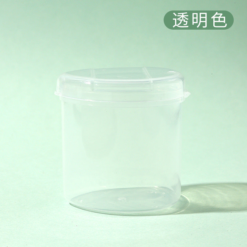 Plastic powder puff box small finger powder puff box packaging box boxed dustproof portable cover jewelry storage box