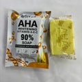 export bagged 90% aha gold soap, vitamin aec, for a radiant and clear complexion, cleansing and rejuvenating soap, 80g