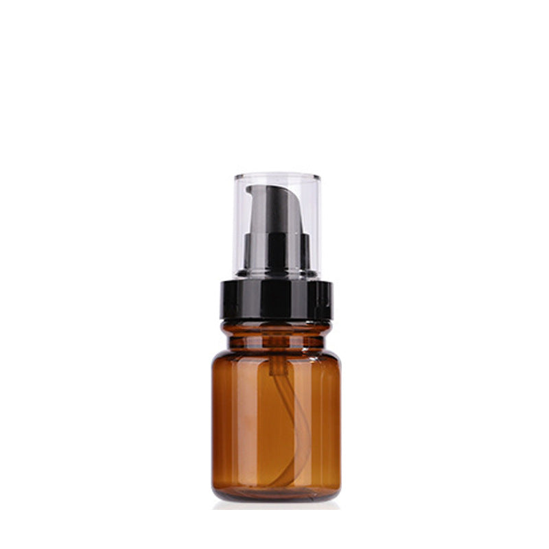 Factory direct pet plastic bottles for medical aesthetics - amber lotion & essential oil bottles - cosmetic sample containers - medical aesthetics series set