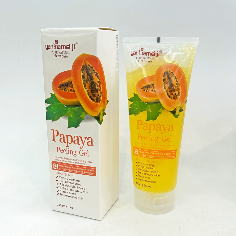 Export papaya exfoliating gel for face and body, deep and gentle cleansing, tomato exfoliating gel, brightening and moisturizing