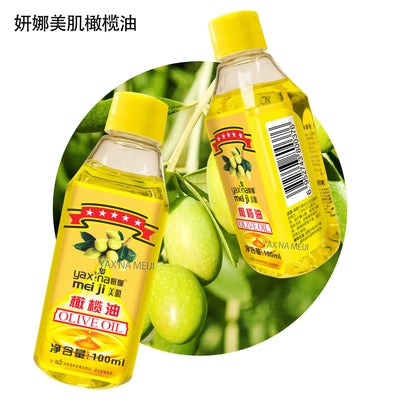 yan na beauty olive skin care massage oil maintenance moisturizing hair care facial body spa olive oil 100ml