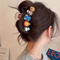 Little elephant claw clip - blue - 12cm