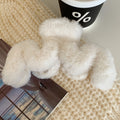 Brown color stuffed gripper large hair hair clip female back of head eleganceelegantnew arrival shark clip headwear
