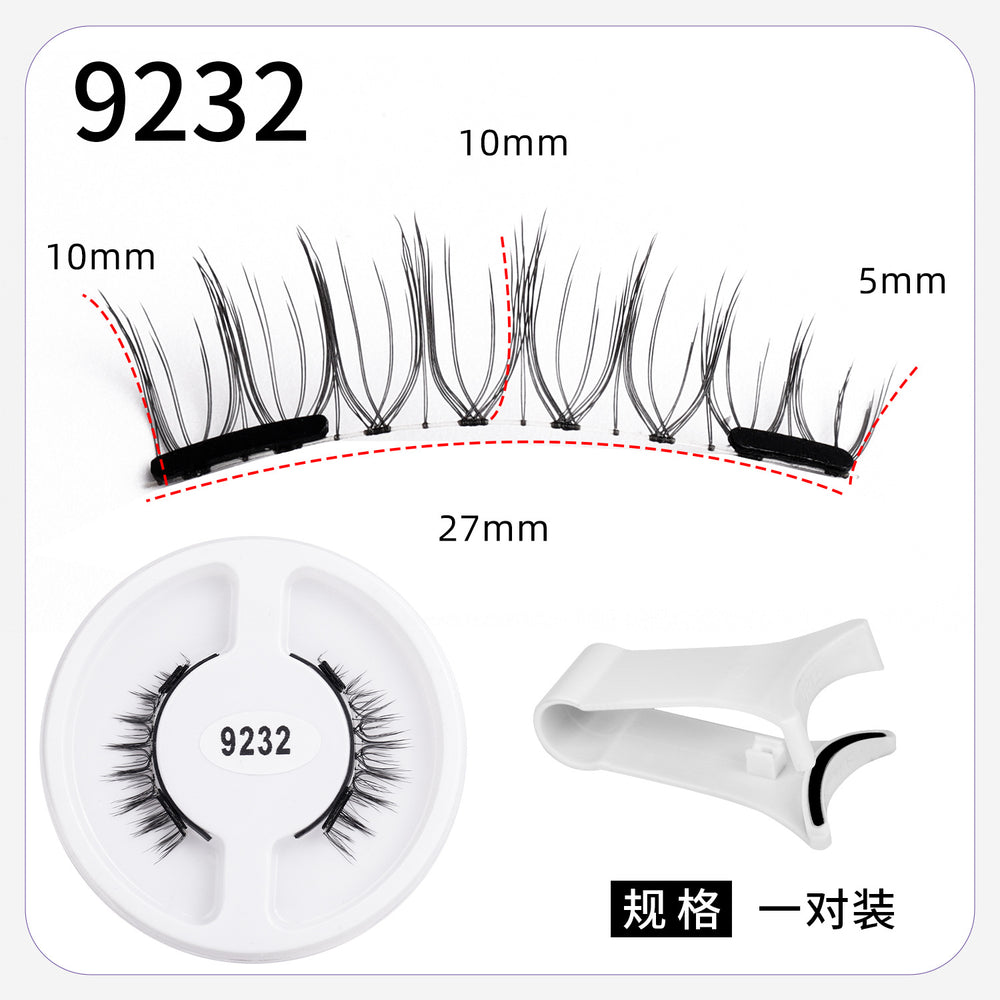 magnetic false eyelashes european and american magnetic eyelash set magneticeyelash qingdao factory smoky makeup