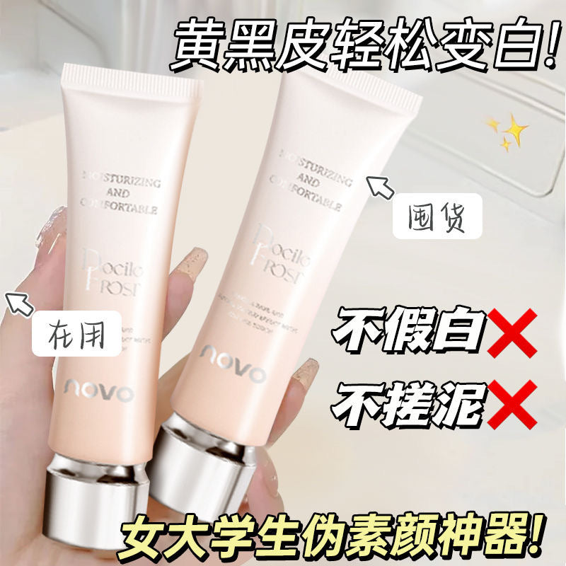 Novo white truffle tone-up cream: your lazy day makeup solution. this all-in-one cream primes, evens skin tone, and protects against water and sweat for long-lasting, natural-looking coverage that won't cake or look artificial