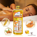 foreign trade 7-day turmeric essential oil moisturizing and meridian heating ginger oil body full body massage massage oil 200ml
