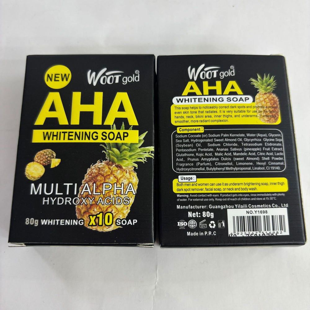 boxed english fruit acid handmade soap - deep cleansing fruit soap aha soap 80g