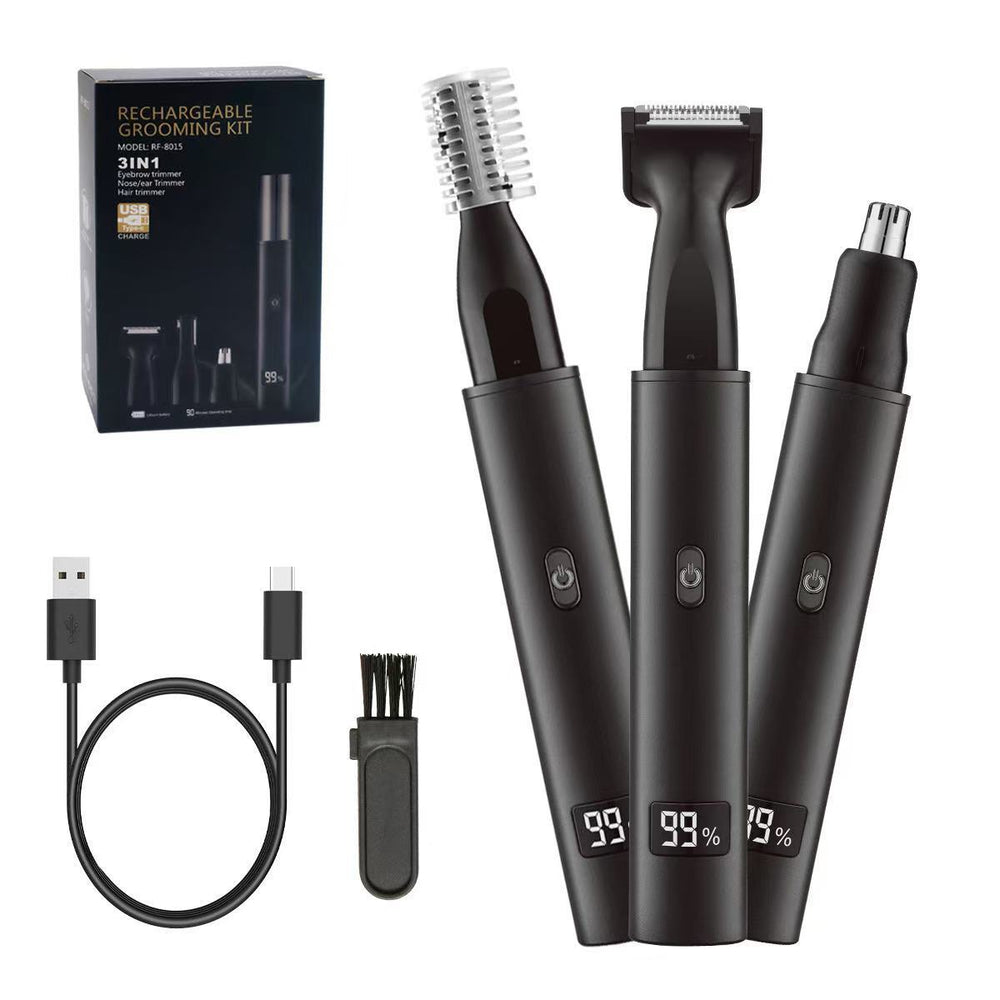 New electric nose hair trimmer for men and women - nose hair & nostril cleaner, trimming & shaving, rechargeable
