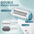 Electric shaver for women's intimate area, bikini line, and body - wet & dry use, fully washable