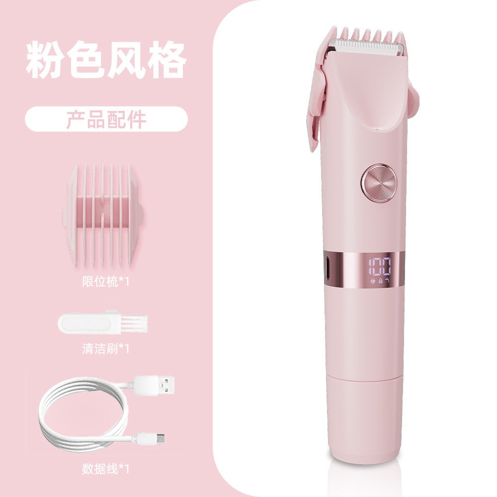 New 2-in-1 electric epilator for women, personal grooming trimmer, digital display, multifunctional, home use, washable hair removal device