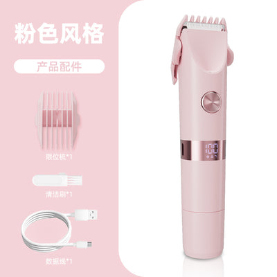 New 2-in-1 electric epilator for women, personal grooming trimmer, digital display, multifunctional, home use, washable hair removal device