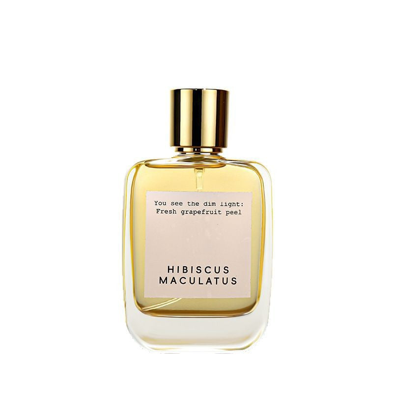Summer fresh pomelo shimmer perfume - hibiscus long-lasting eau de toilette for women, perfect as a souvenir, light and fresh, niche fragrance for students
