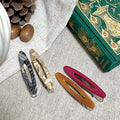 Acetate cut out hair clip long oval makeup clip casual side bangs clip duckbill clip hair accessories fashionnew arrival