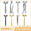 bestseller: 3d roller facial massager - zinc alloy massage wand for face lifting, firming, and eye massage