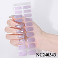 gel manicure stickers waterproof aurora color-changing mirror nail stickers foreign trade customized uv semi-cured manicure stickers