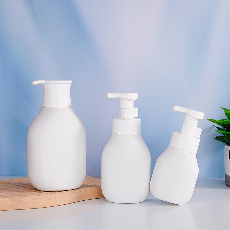 Pe mousse bottle lotion plastic bottle 300/500ml foam bottle baby foam hand soap bottle facial cleanser