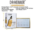 ampoule original solution 7-pack essence vitamin c nicotinamide hydrating, brightening, firming hyaluronic acid 24k gold