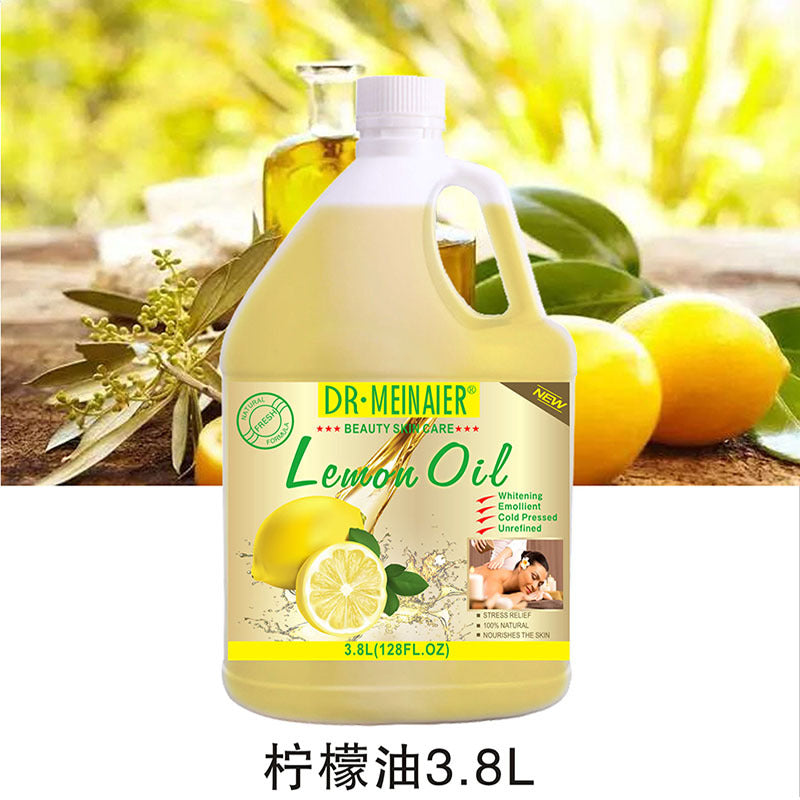 3.8l large bucket massage oil floral fruity brightening facial & body moisturizing olive oil lavender essential oil spa oil