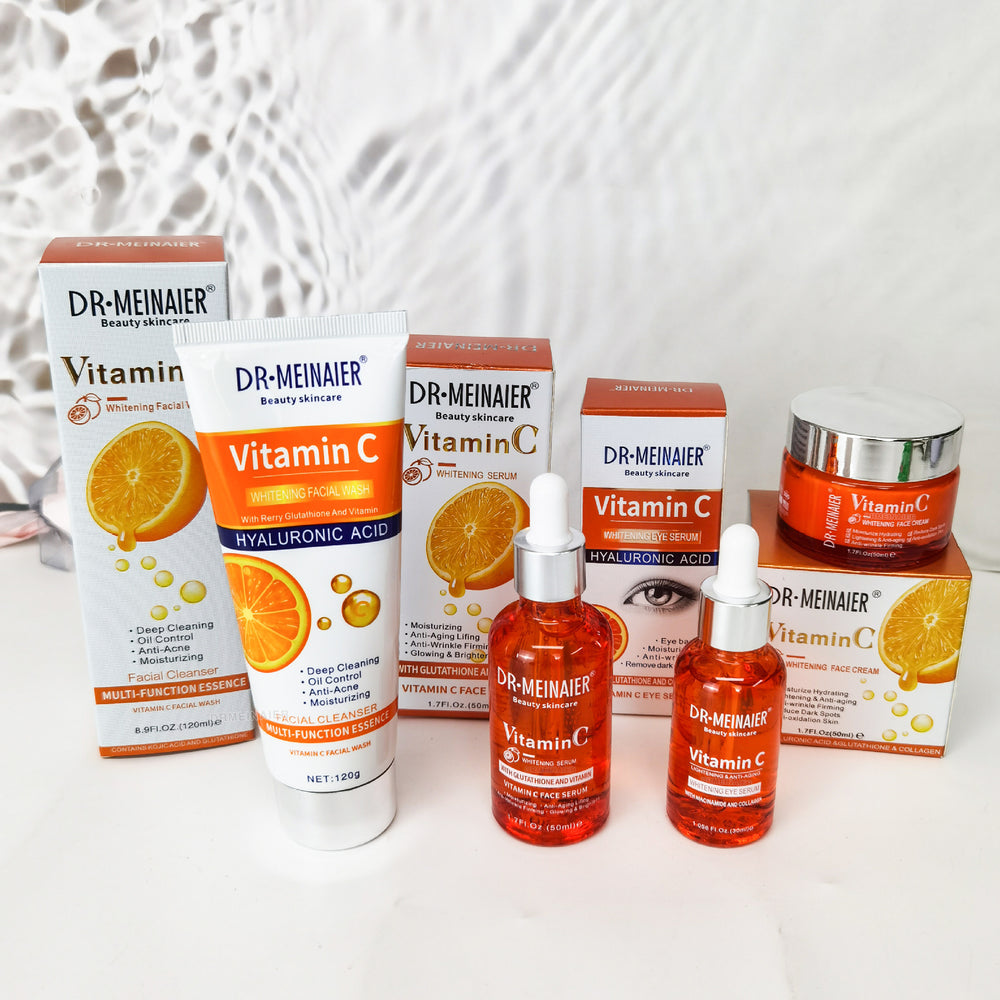 authentic vc skin care series brightening cleanser essence moisturizing vitamin c facial cream export wholesale